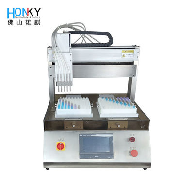 Desktop Using Small Business High Speed 2ml Liquid Filling Machine With XYZ Filling System For Cosmetci Industry Using