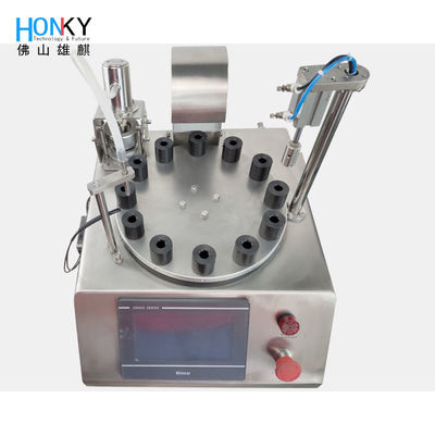 Desktop 30 BPM Cosmetic Bottle Filling Machine Plastic Ampoule