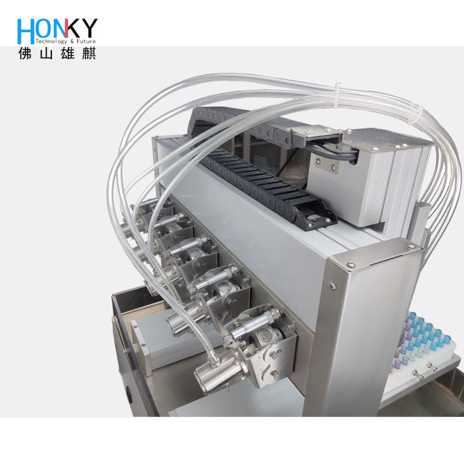 Desktop Using Small Business High Speed 2ml Liquid Filling Machine With XYZ Filling System For Cosmetci Industry Using