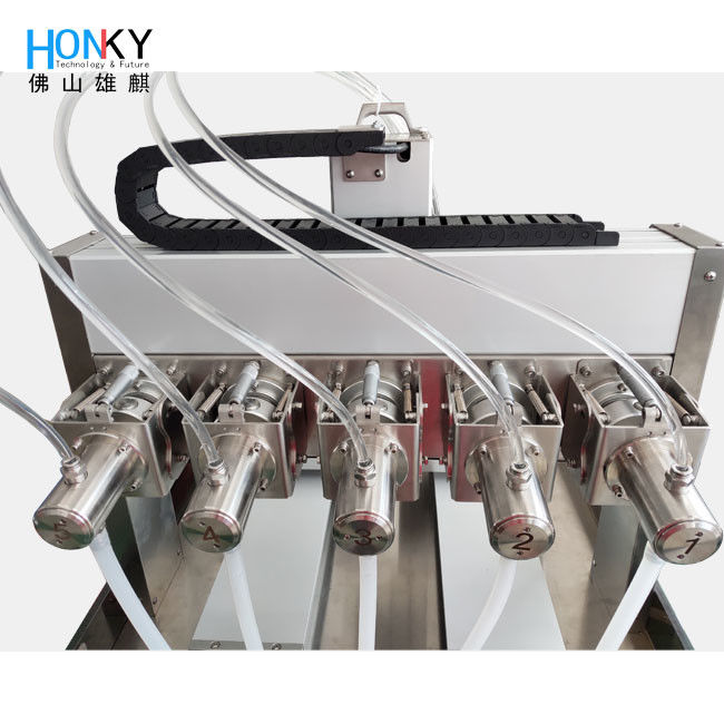 Desktop Using Small Business High Speed 2ml Liquid Filling Machine With XYZ Filling System For Cosmetci Industry Using