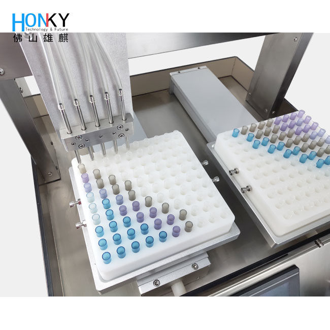 Desktop Using Small Business High Speed 2ml Liquid Filling Machine With XYZ Filling System For Cosmetci Industry Using