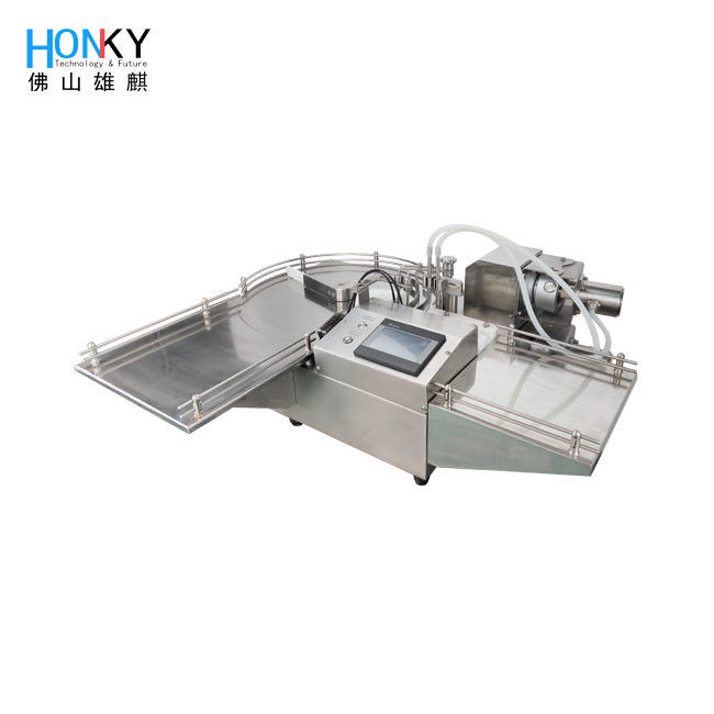 High Speed 650W 40 BPM Tabletop Filling Machine With Ceramic Pumps