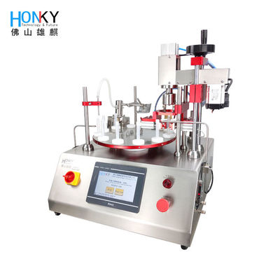 Macchina del desktop 2000 BPH Vial Liquid Filling And Capping per i reagenti