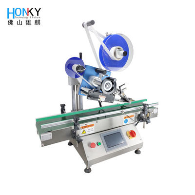 Carte di piano Doypack Flat Surface Automatic Labeling Machine per l'elettronica abbigliamento scatola di imballaggio