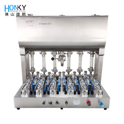 6 pompa ceramica della testa 8000 BPH Olive Oil Bottling Machine With