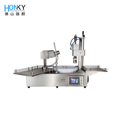Desktop 5ml Vial Liquid Automatic Filling And Capping Machine With Air Crimping Function Per le piccole imprese che usano
