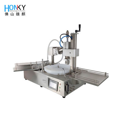 10ml vetro automatico Vial Filling Capping Machine 600W 25BPM