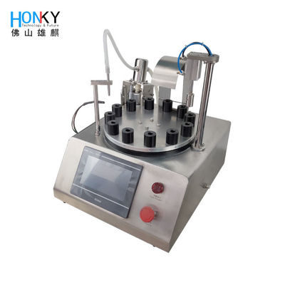 Pressatura automatica del cappuccio della tappatrice XQZGD 12B del campione 6ml del profumo