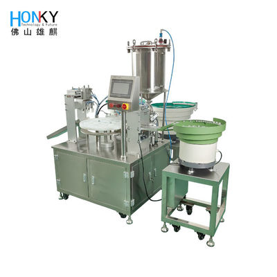 Macchina di riempimento e tappo del tubo di pasta di crema completamente automatica con pompa a pistoni in ceramica per riempimento di crema per la cura della pelle