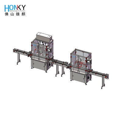 Il 1 litro automatico completo Dishwash tappatrice di riempimento liquida per l'imballaggio chimico quotidiano