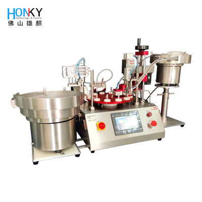 Desktop Automatic 2ml Cryo-Tube Liquid Filling And Capping Machine con pompa ad alta precisione per bioreattori
